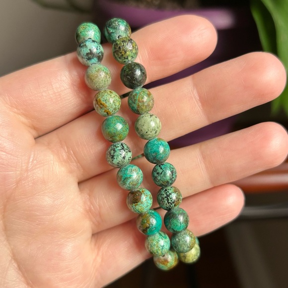 Natural African Turquoise Bracelets - Picture 3 of 4
